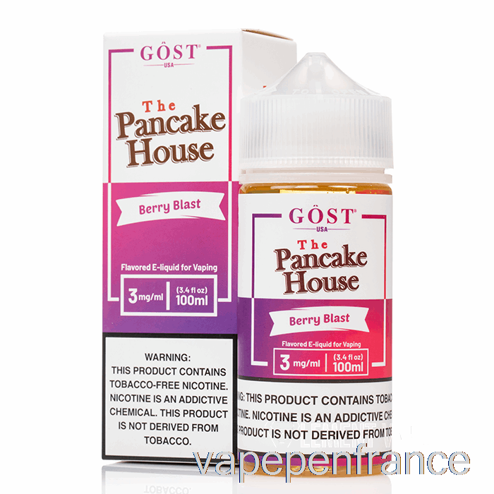 Berry Blast - La Crêperie - Vapeur Gost - Stylo Vape 100 Ml 0 Mg